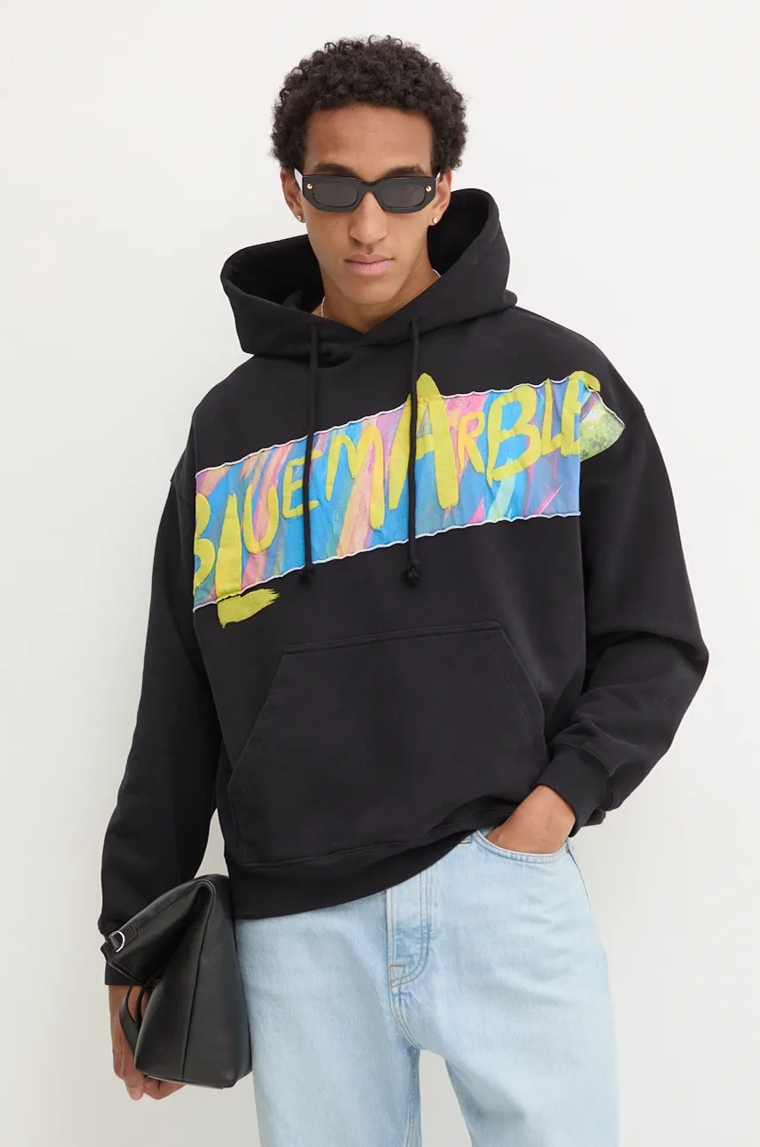 Хлопковая толстовка BLUEMARBLE, черный
Хлопковая толстовка BLUEMARBLE, черный