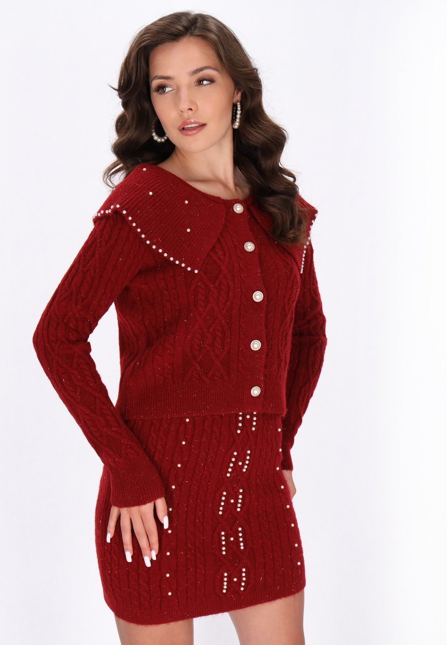 Кардиган faina Cardigan, Burgundy/Red
Кардиган faina Cardigan, Burgundy/Red