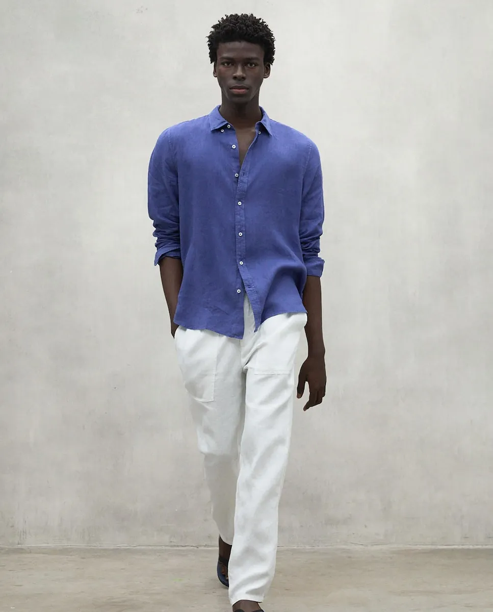 Мужские прямые брюки с кулиской на талии и застежкой-молнией Ecoalf, белый
Мужские прямые брюки с кулиской на талии и застежкой-молнией Ecoalf, белый