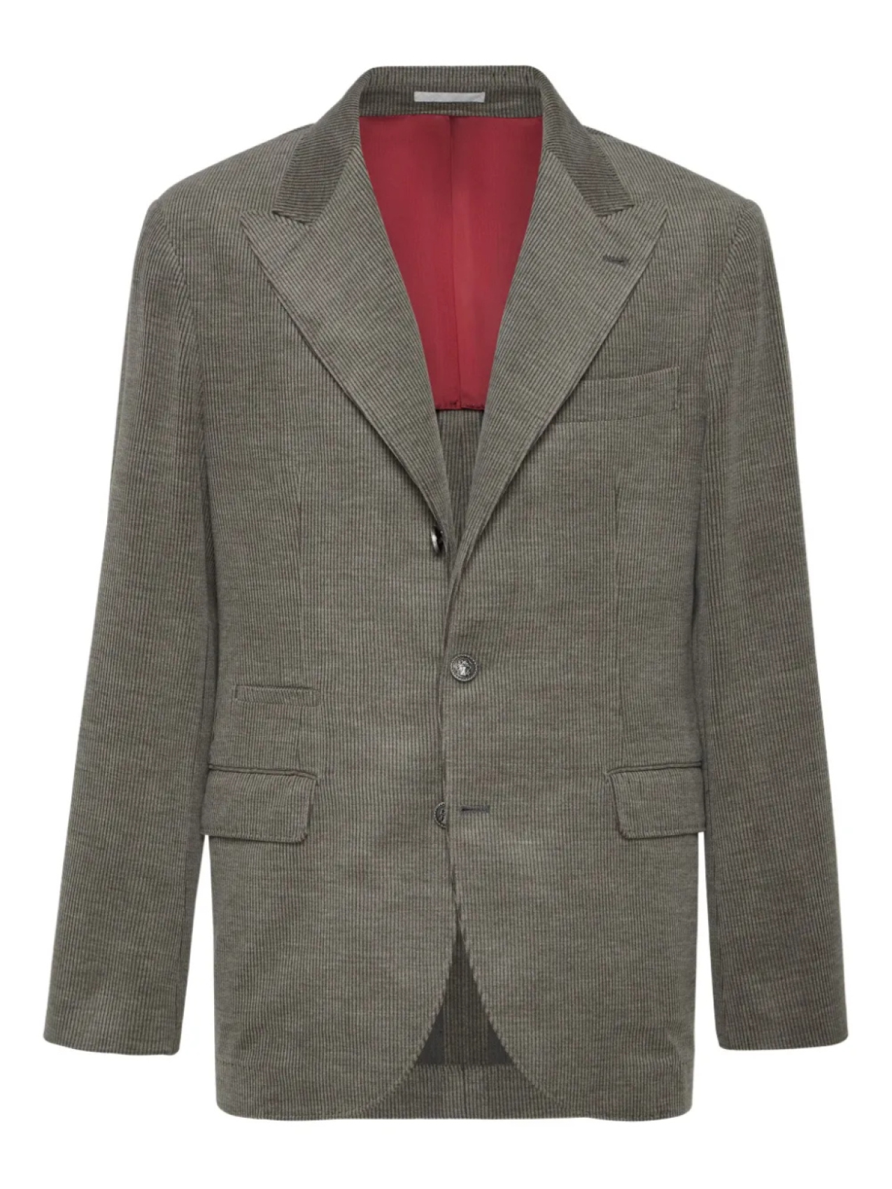 Полосатый блейзер Brunello Cucinelli, коричневый
Полосатый блейзер Brunello Cucinelli, коричневый