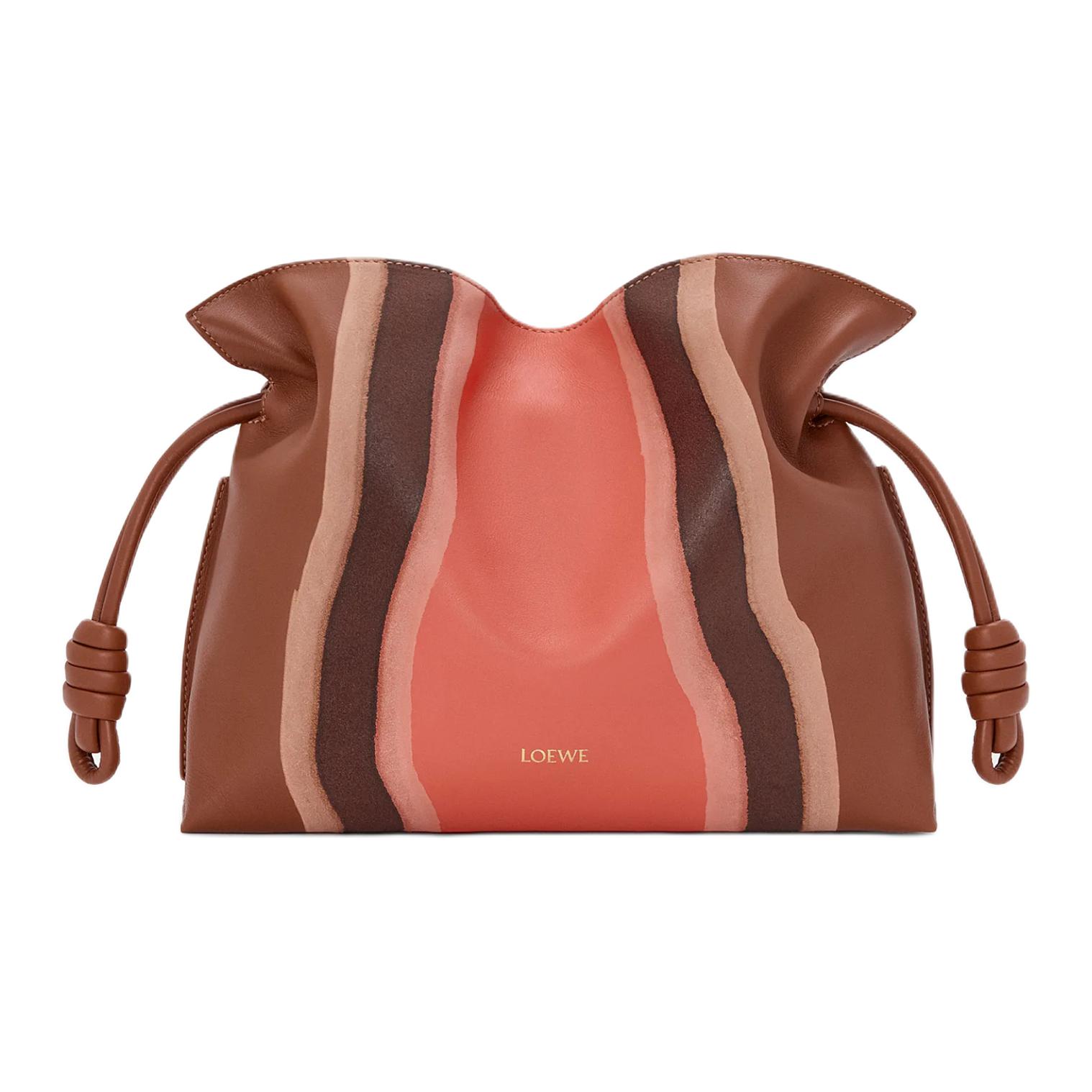 LOEWE Женская средняя сумка через плечо из флорентийской кожи наппа с замшей 
LOEWE Женская средняя сумка через плечо из флорентийской кожи наппа с замшей