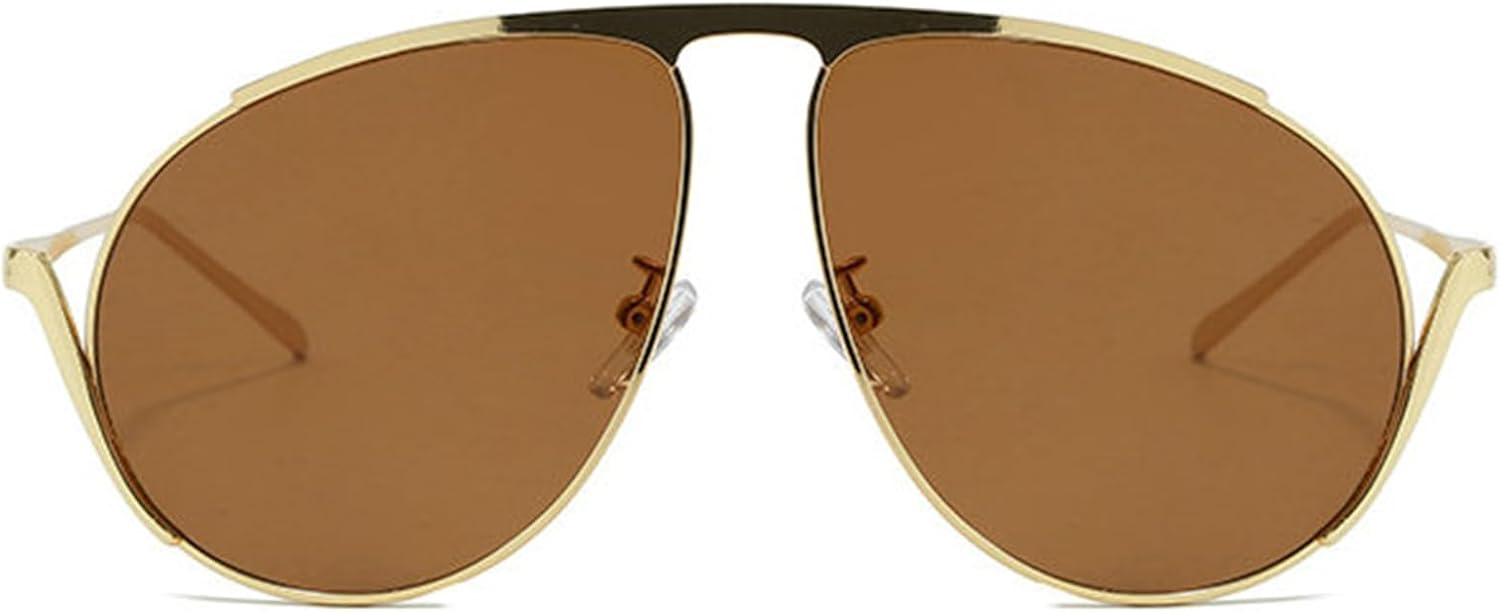 Солнцезащитные очки Helena Retro Gold Pilot для женщин и мужчин, модель 2025, металлические, необычные, увеличенного размера, в стиле 70-х, с градиентным черным покрытием, C3
Солнцезащитные очки Helena Retro Gold Pilot для женщин и мужчин, модель 2025, металлические, необычные, увеличенного размера, в стиле 70-х, с градиентным черным покрытием, C3