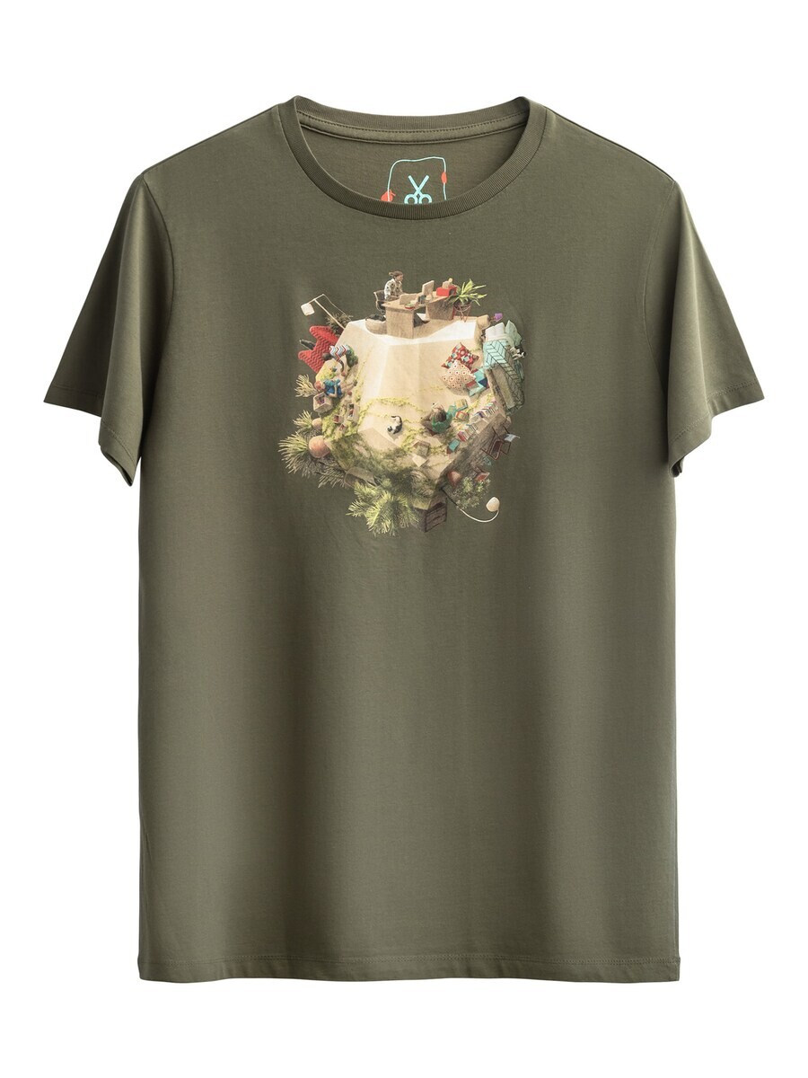 Футболка Kaft Dodecahedron, оливковый
Футболка Kaft Dodecahedron, оливковый