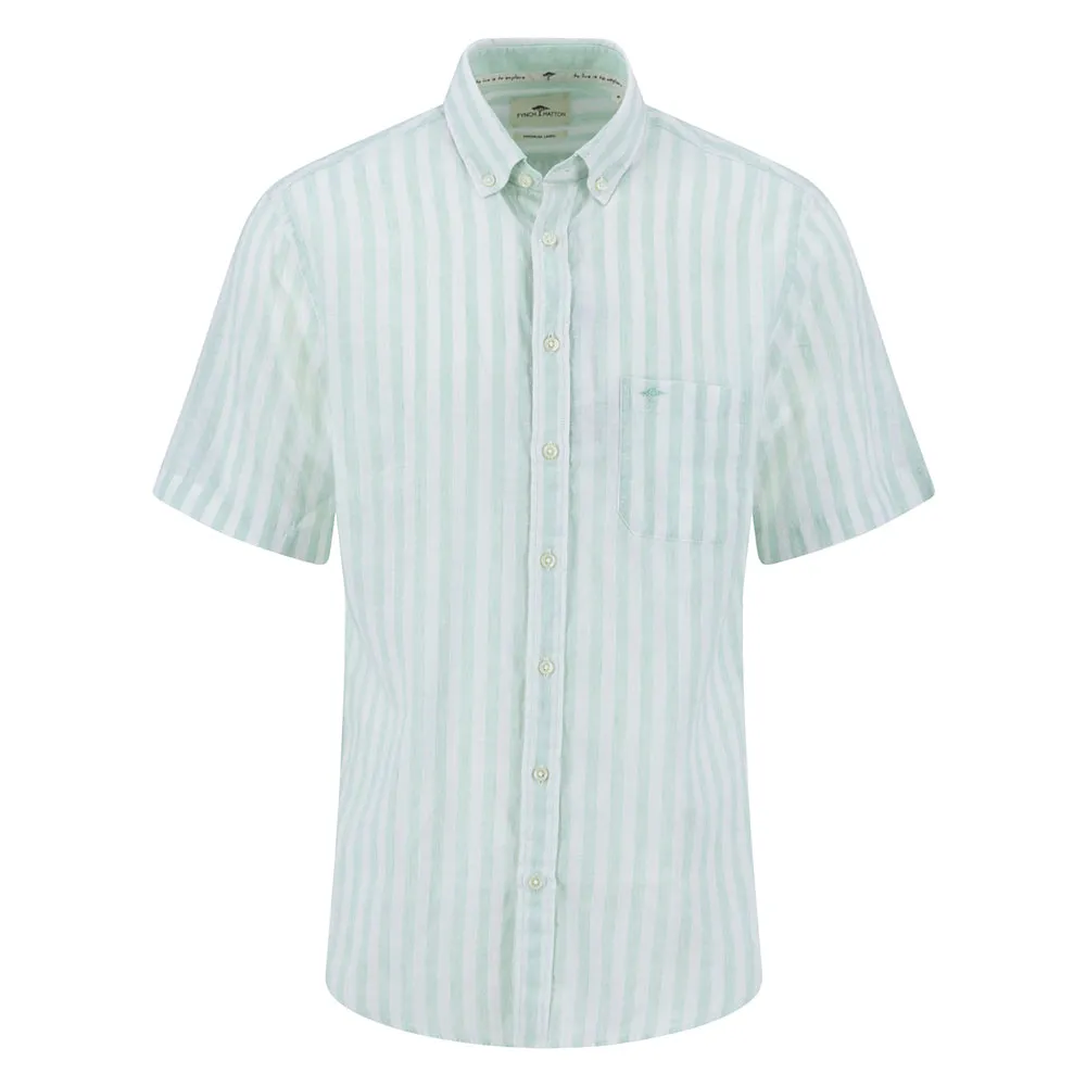 Рубашка с коротким рукавом Fynch Hatton Summer Linen Stripes, зеленый
Рубашка с коротким рукавом Fynch Hatton Summer Linen Stripes, зеленый