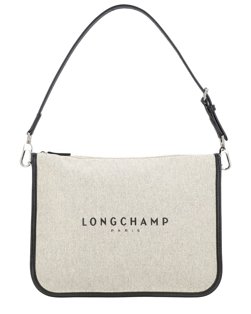 Longchamp Essential Большая холщовая сумка-хобо, белый
Longchamp Essential Большая холщовая сумка-хобо, белый
