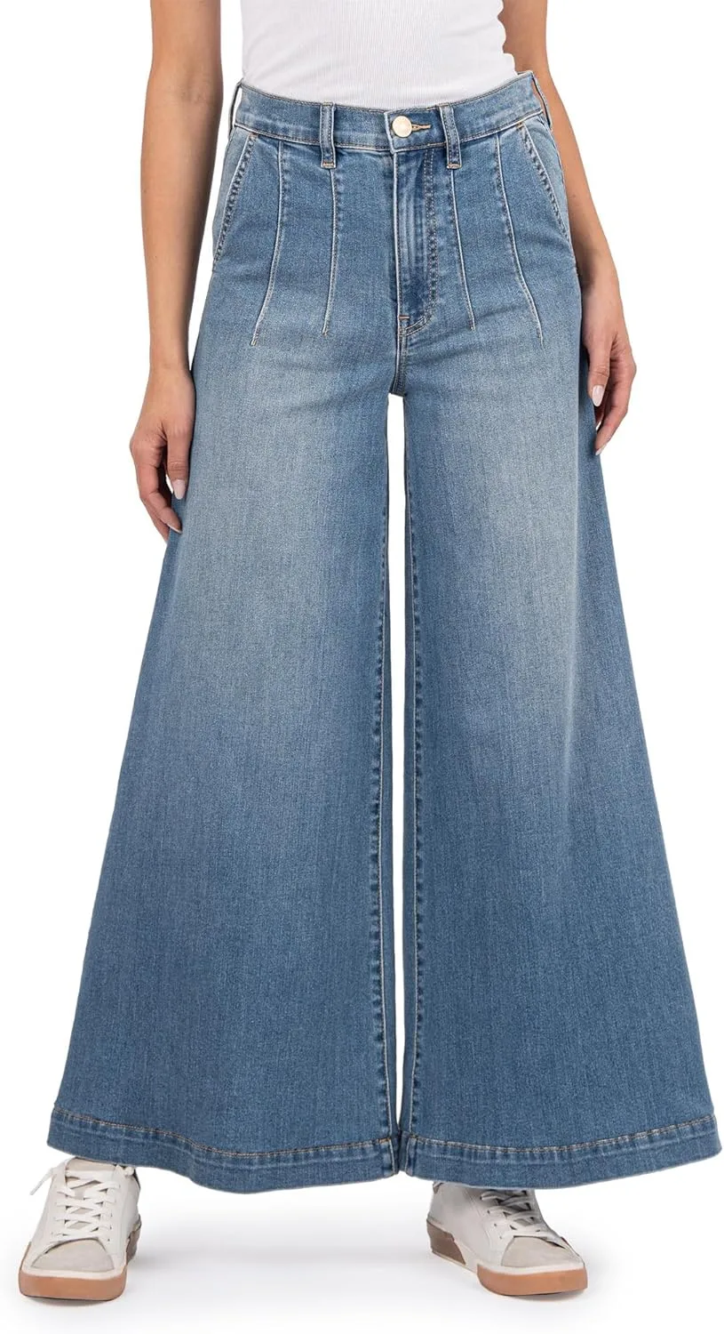 KUT from the Kloth Women's Goldie High-Rise Super Wide Leg
KUT from the Kloth Women's Goldie High-Rise Super Wide Leg