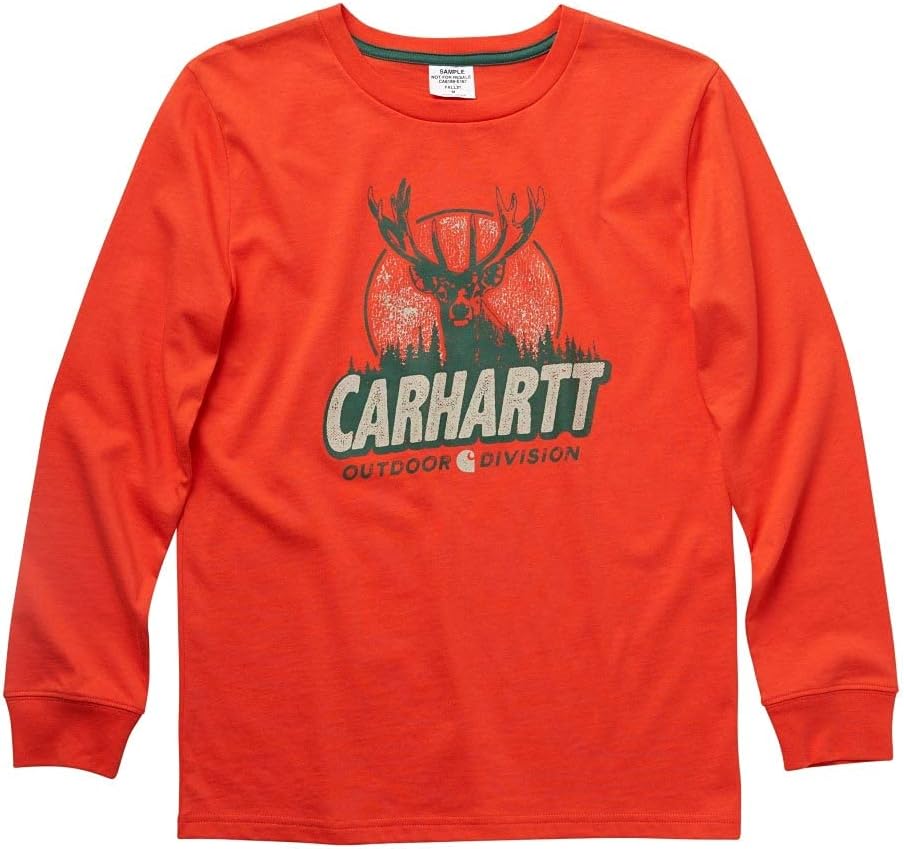 Футболка Carhartt Boys Knit с длинным рукавом и круглым вырезом, Fiesta
Футболка Carhartt Boys Knit с длинным рукавом и круглым вырезом, Fiesta