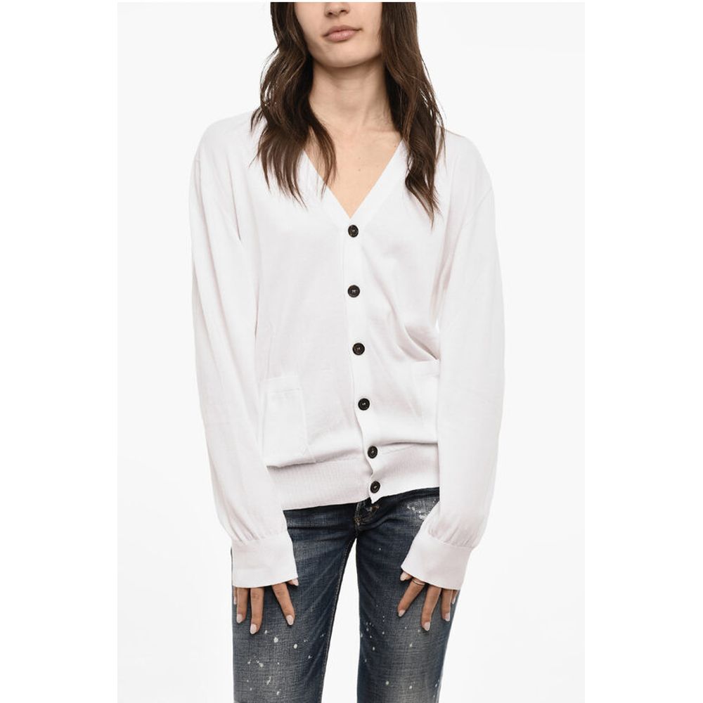 Белый хлопковый кардиган Dsquared2, White
Белый хлопковый кардиган Dsquared2, White
