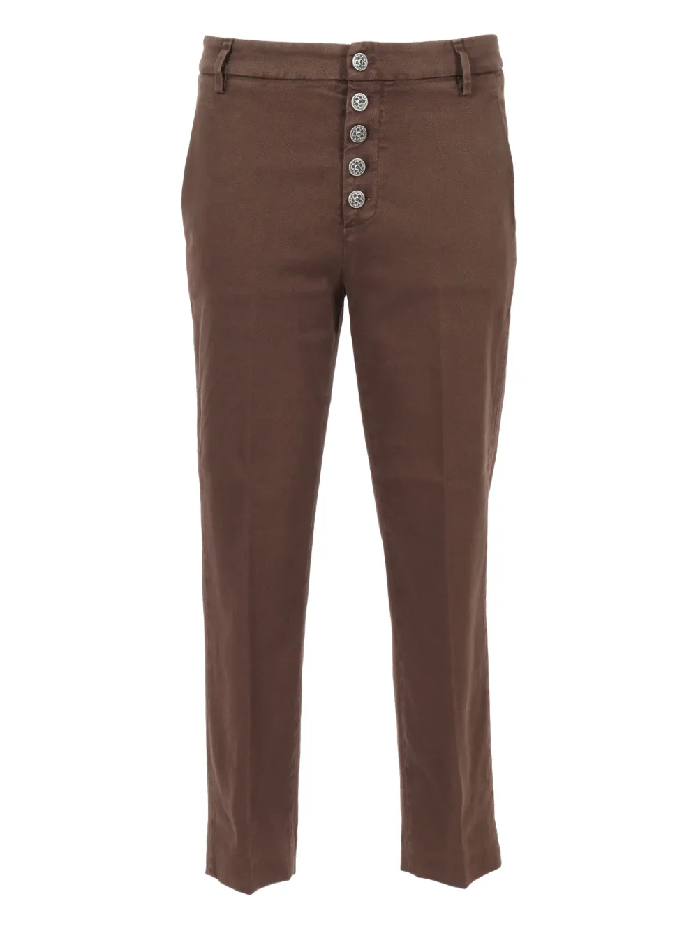 Прямые брюки на пуговицах спереди DONDUP, коричневый
Прямые брюки на пуговицах спереди DONDUP, коричневый