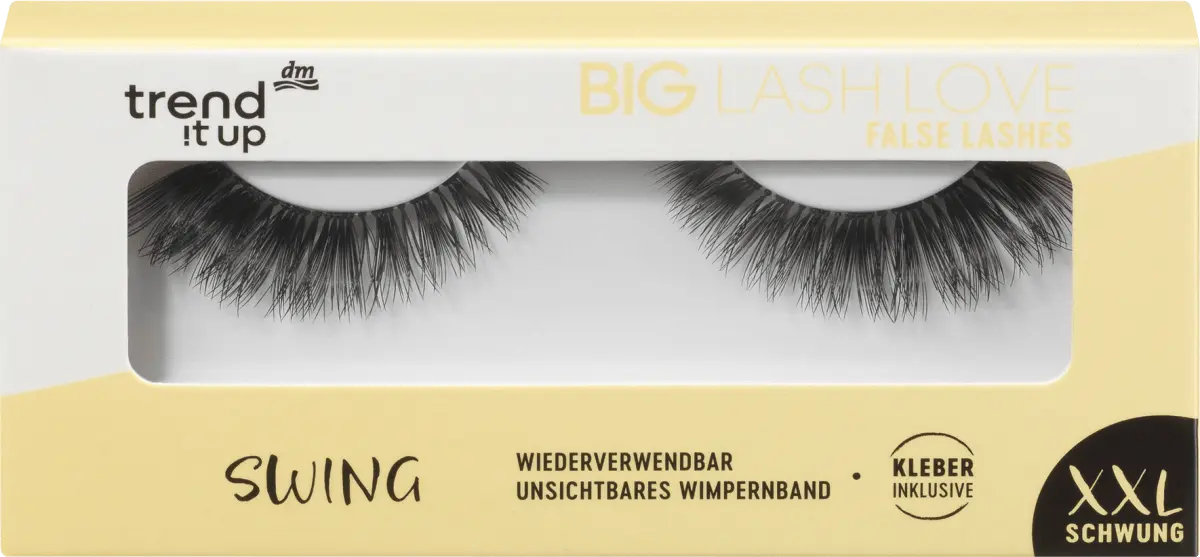 Ресницы искусственные Big Lash Love Swing (1 пара) 1 шт. trend !t up
Ресницы искусственные Big Lash Love Swing (1 пара) 1 шт. trend !t up