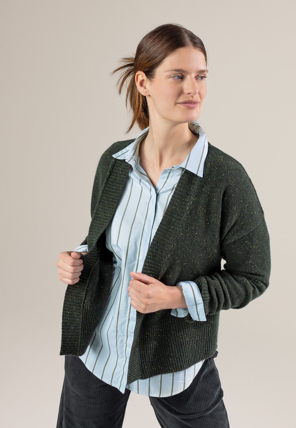 Кардиган PACITA Living Crafts, зеленый 
Кардиган PACITA Living Crafts, зеленый