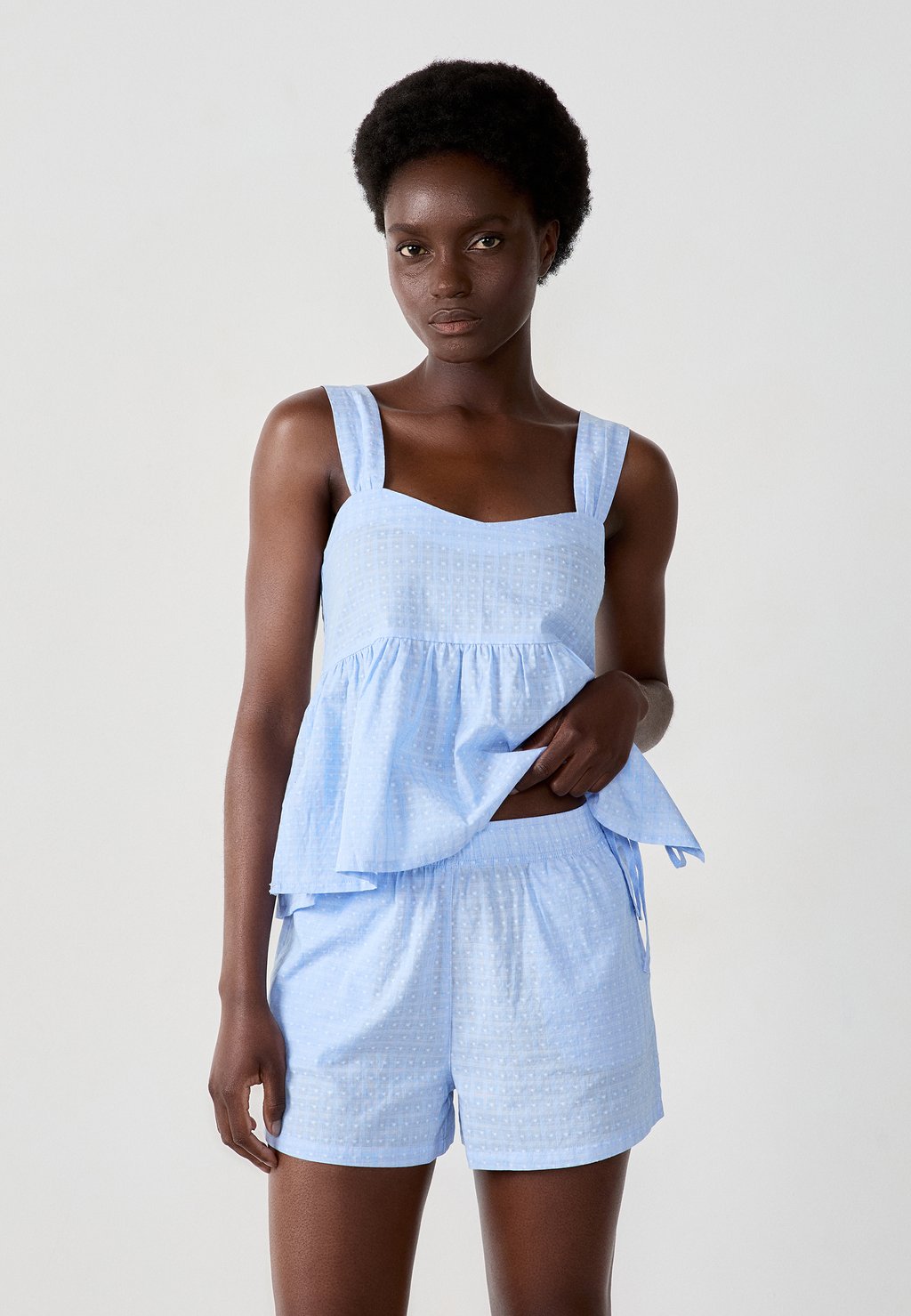 Пижамные штаны CATALINE Etam, светло-голубой
Пижамные штаны CATALINE Etam, светло-голубой