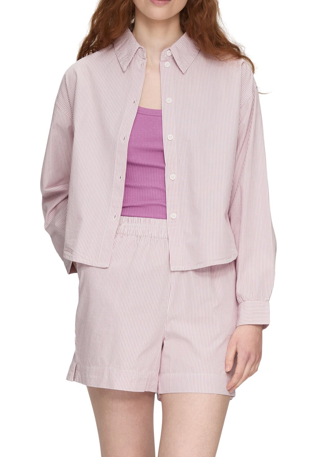 Блузка на пуговицах GESTREIFTES QS, кремовый
Блузка на пуговицах GESTREIFTES QS, кремовый