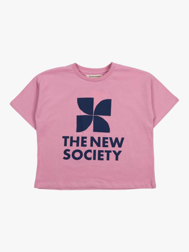 Детская хлопковая футболка с логотипом The New Society, Dream Blush
Детская хлопковая футболка с логотипом The New Society, Dream Blush