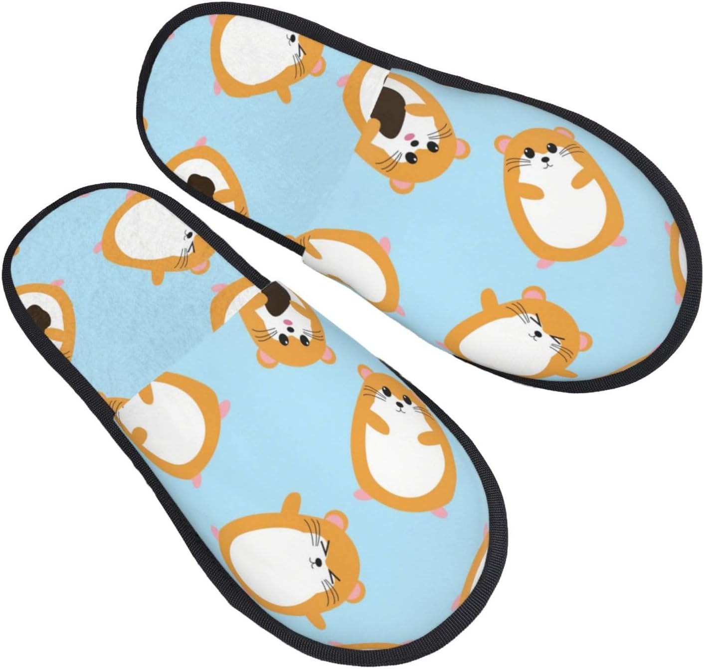 Мужские и женские домашние хлопковые тапочки Tjama с милым мультяшным узором морской свинки, теплые, дышащие, мягкие пушистые тапочки, черный
Мужские и женские домашние хлопковые тапочки Tjama с милым мультяшным узором морской свинки, теплые, дышащие, мягкие пушистые тапочки, черный