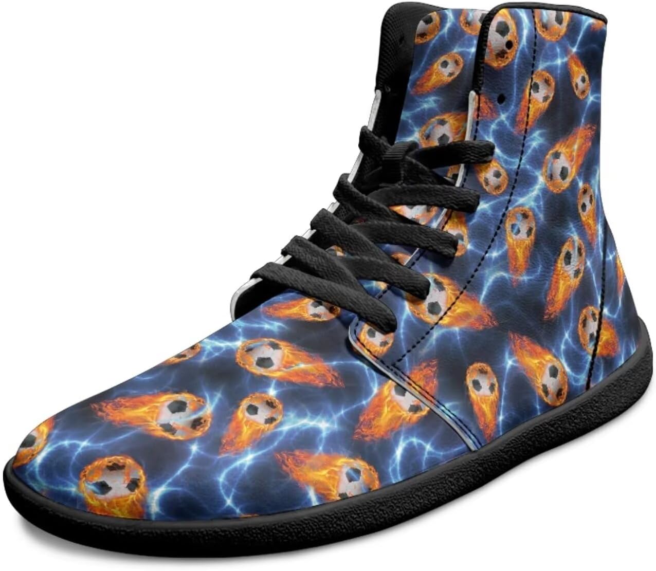 Мужские кроссовки с широким носком, высокие, на шнуровке, обувь для бега и походов с эффектом босоногости, без подъема, дышащие Xixirimido, Flame Football Lightning
Мужские кроссовки с широким носком, высокие, на шнуровке, обувь для бега и походов с эффектом босоногости, без подъема, дышащие Xixirimido, Flame Football Lightning