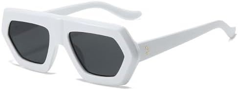 Солнцезащитные очки неправильной квадратной формы для женщин, модные градиентные солнцезащитные очки UV400, ретро-очки для мужчин с прозрачными линзами MTZJH, White Gray
Солнцезащитные очки неправильной квадратной формы для женщин, модные градиентные солнцезащитные очки UV400, ретро-очки для мужчин с прозрачными линзами MTZJH, White Gray