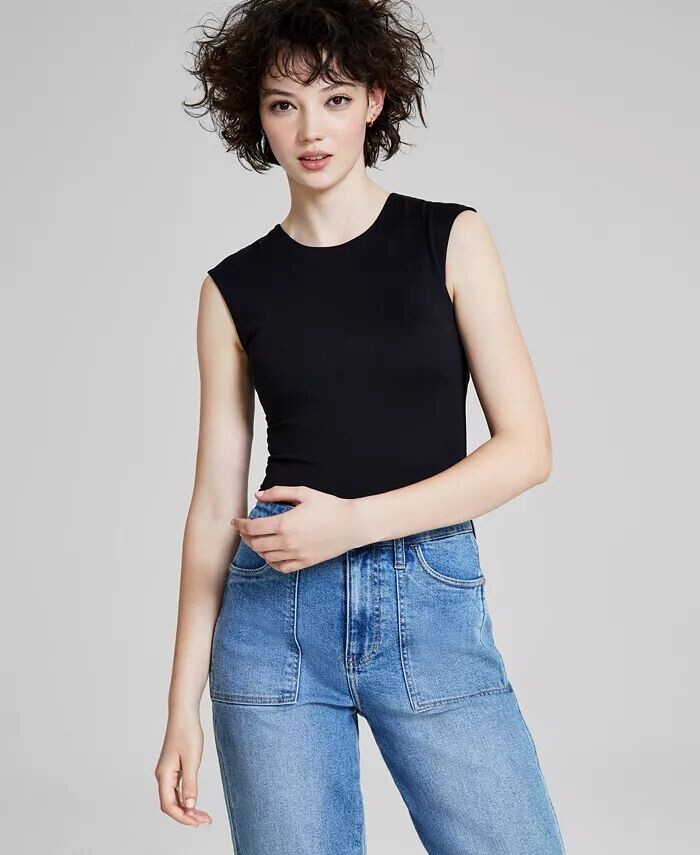 Женское боди Second-Skin Muscle And Now This, черный 
Женское боди Second-Skin Muscle And Now This, черный