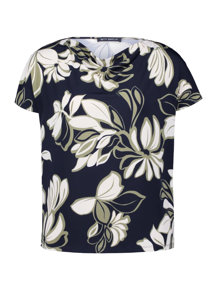 Футболка с принтом и водопадным вырезом темно-синего/зеленого цвета Betty Barclay, Зеленый, Футболка с принтом и водопадным вырезом темно-синего/зеленого цвета Betty Barclay
Футболка с принтом и водопадным вырезом темно-синего/зеленого цвета Betty Barclay, Зеленый, Футболка с принтом и водопадным вырезом темно-синего/зеленого цвета Betty Barclay