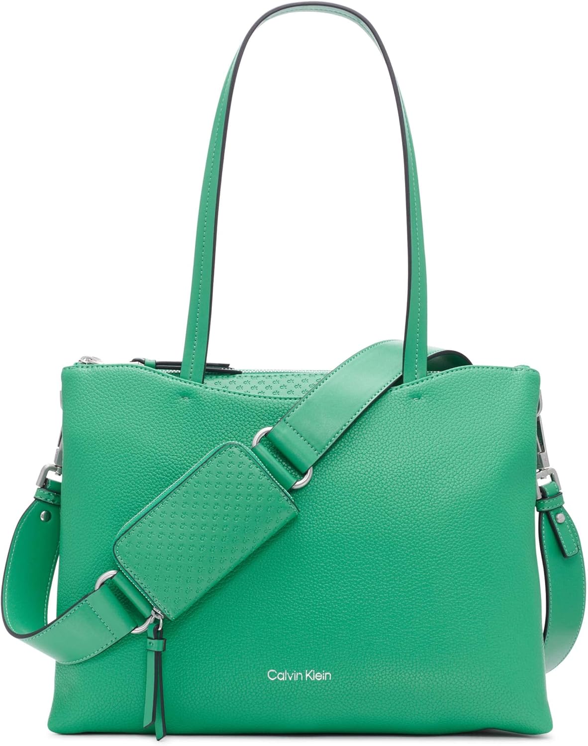 Женская хромированная сумка-органайзер Calvin Klein 2 в 1, Bonsai
Женская хромированная сумка-органайзер Calvin Klein 2 в 1, Bonsai