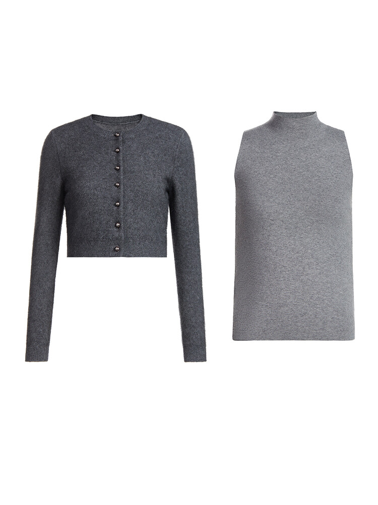 Костюм-двойка Ochirly бархатный, серый
Костюм-двойка Ochirly бархатный, серый