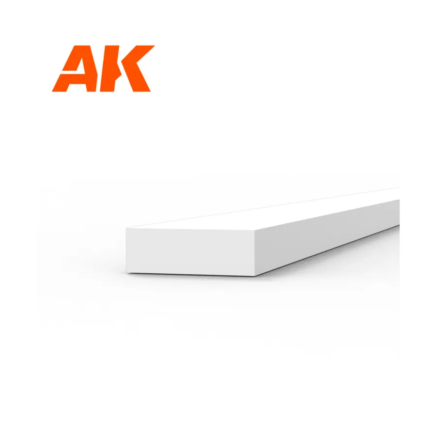 Полоса стирола - 1 х 3 х 350 мм., High Quality Modeling Styrene 
Полоса стирола - 1 х 3 х 350 мм., High Quality Modeling Styrene