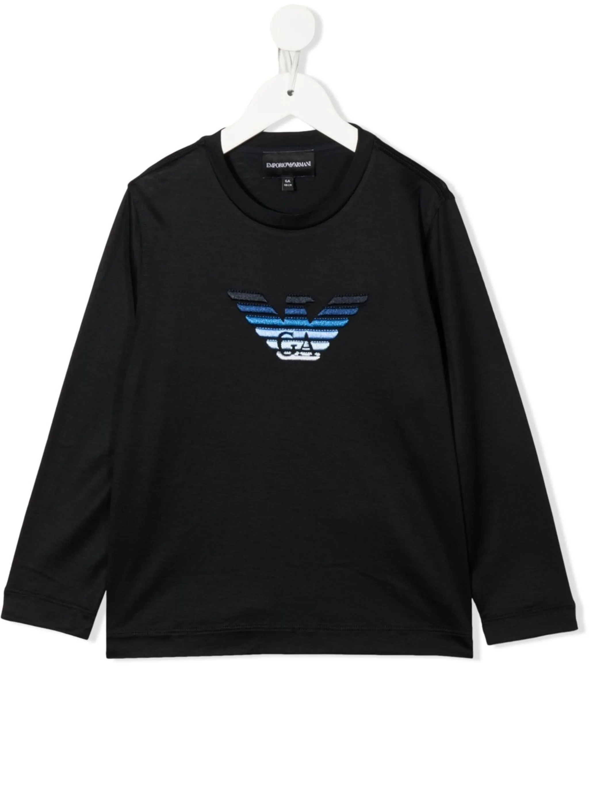 Футболка с вышитым логотипом Emporio Armani Kids, черный
Футболка с вышитым логотипом Emporio Armani Kids, черный