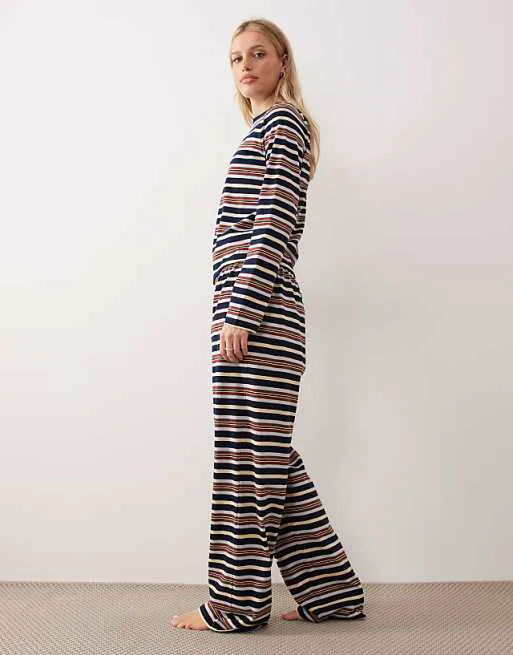 Пижамные брюки темно-синего, желтого и коричневого цвета ASOS DESIGN Taylor
Пижамные брюки темно-синего, желтого и коричневого цвета ASOS DESIGN Taylor