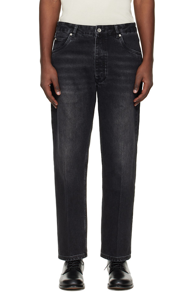 Studio Nicholson Черные джинсы Windslow от Аарона Левина
Studio Nicholson Черные джинсы Windslow от Аарона Левина