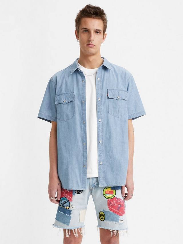 Свободная ковбойская рубашка из хлопка Relaxed Fit Levi's, Chambray
Свободная ковбойская рубашка из хлопка Relaxed Fit Levi's, Chambray