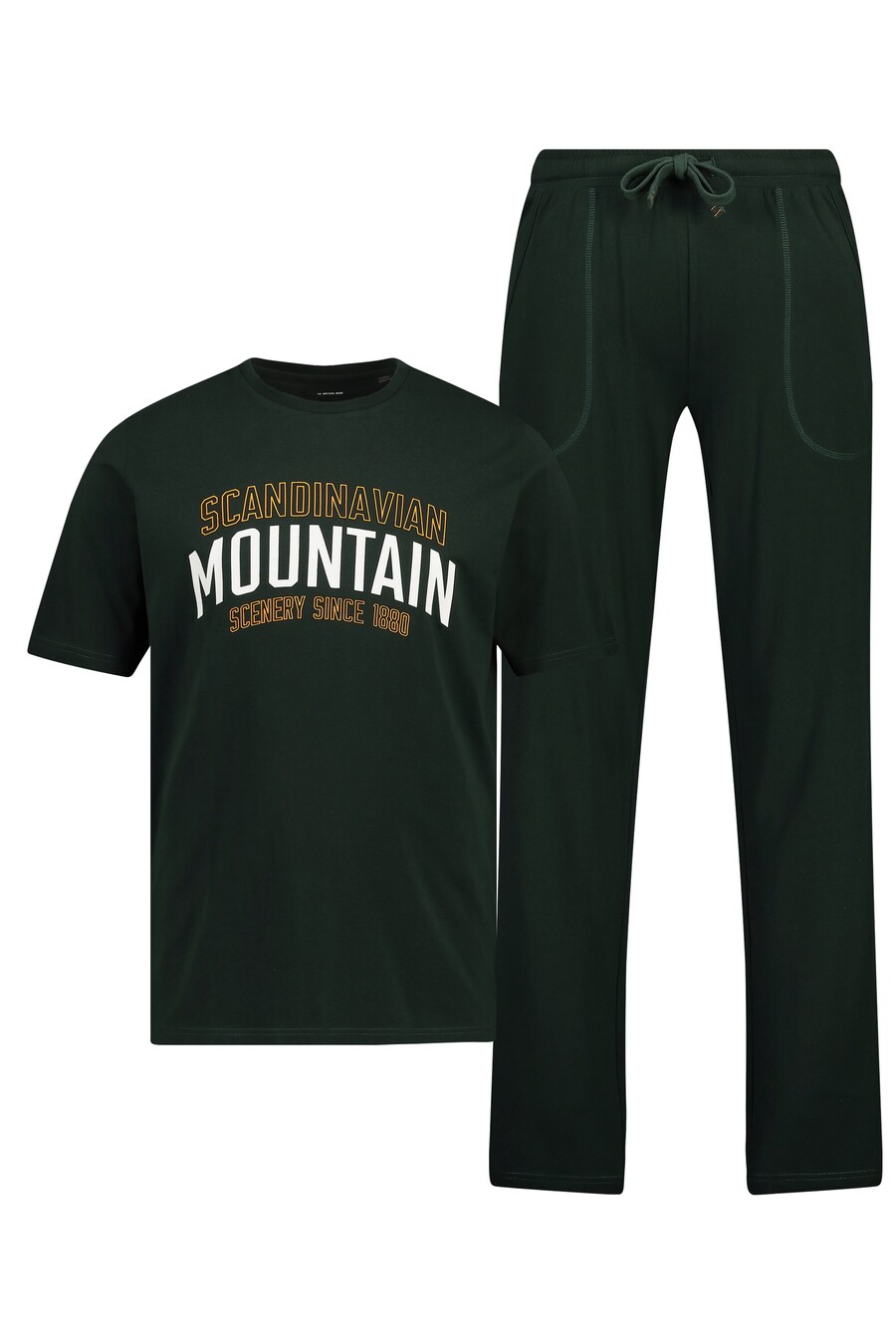 Длинная пижама JP1880, темно-зеленый 
Длинная пижама JP1880, темно-зеленый