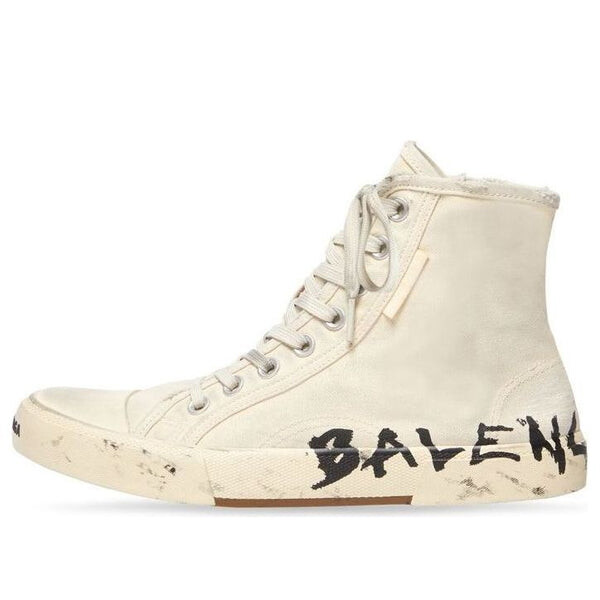 Кроссовки paris high top sneakers 'white destroyed cotton and white rubber with graffiti' Balenciaga, белый
Кроссовки paris high top sneakers 'white destroyed cotton and white rubber with graffiti' Balenciaga, белый