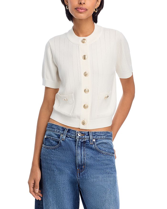 Кардиган с коротким рукавом - Exclusive AQUA, слоновая кость/кремовый
Кардиган с коротким рукавом - Exclusive AQUA, слоновая кость/кремовый