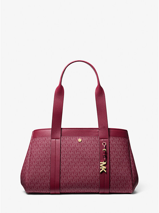 Сумка-Тоут Romee с большим фирменным логотипом и кожаной отделкой Michael Kors, белый
Сумка-Тоут Romee с большим фирменным логотипом и кожаной отделкой Michael Kors, белый