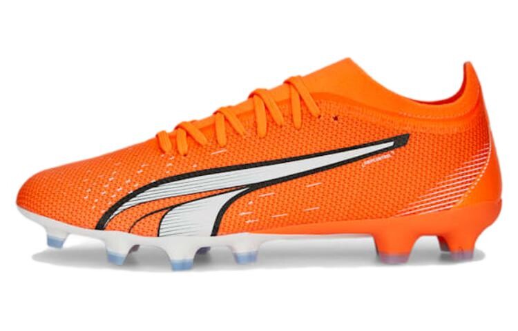 Футбольные бутсы Ultra Match унисекс с низким верхом Puma, оранжевый/красный 
Футбольные бутсы Ultra Match унисекс с низким верхом Puma, оранжевый/красный