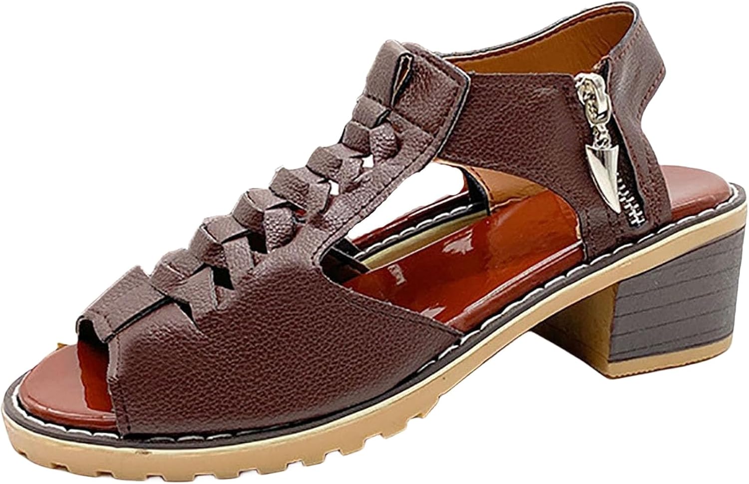 Женские сандалии на танкетке, ортопедические сандалии для женщин, молния с вырезом на носках, массивные сандалии на каблуке, удобные кожаные туфли для пляжных прогулок для летнего стиля Generic, темно-коричневый
Женские сандалии на танкетке, ортопедические сандалии для женщин, молния с вырезом на носках, массивные сандалии на каблуке, удобные кожаные туфли для пляжных прогулок для летнего стиля Generic, темно-коричневый