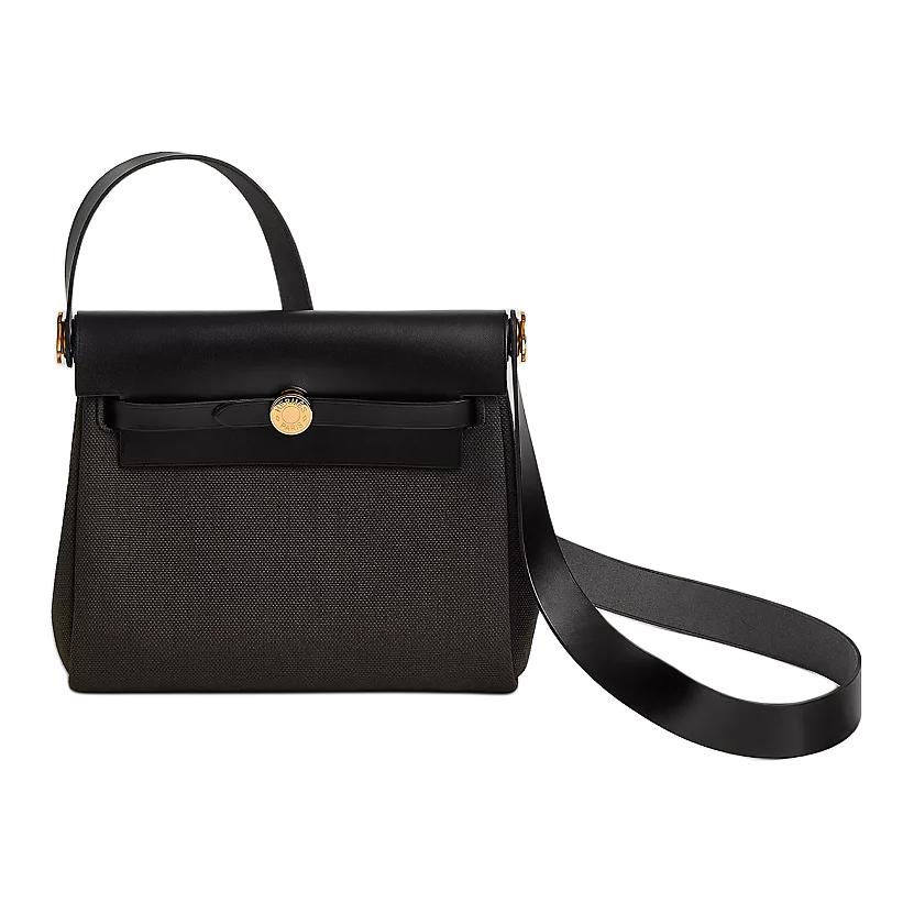 HERMES Herbag Zip Militaire Canvas с наплечной сумкой из кожи Hunter Cow, женская, черная
HERMES Herbag Zip Militaire Canvas с наплечной сумкой из кожи Hunter Cow, женская, черная