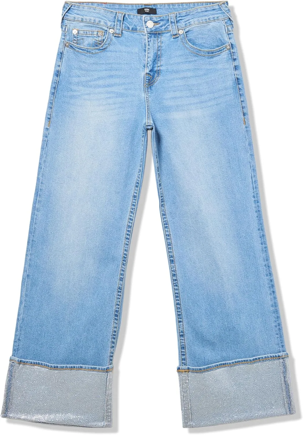 True Religion Women's Diamante Cuff Bobbi Low Slung Baggy Jeans with SN Stitching
True Religion Women's Diamante Cuff Bobbi Low Slung Baggy Jeans with SN Stitching