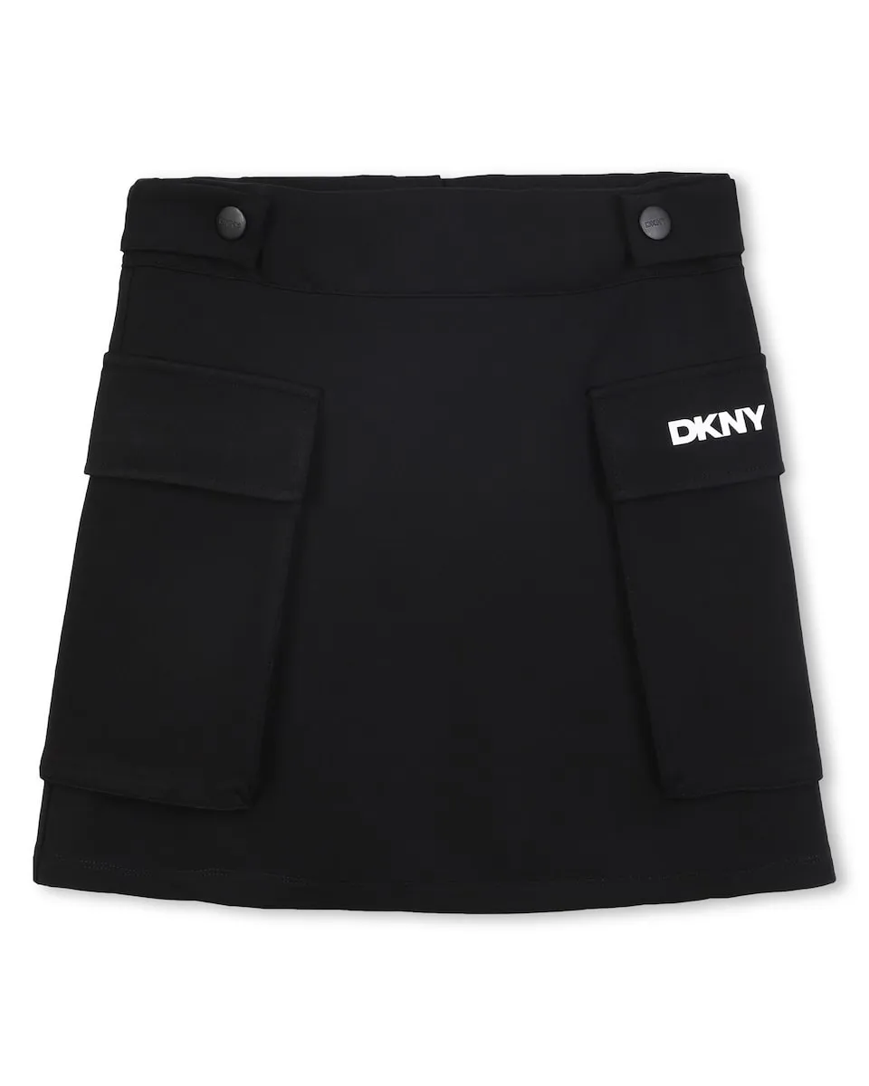Детская однотонная юбка DKNY, черный
Детская однотонная юбка DKNY, черный