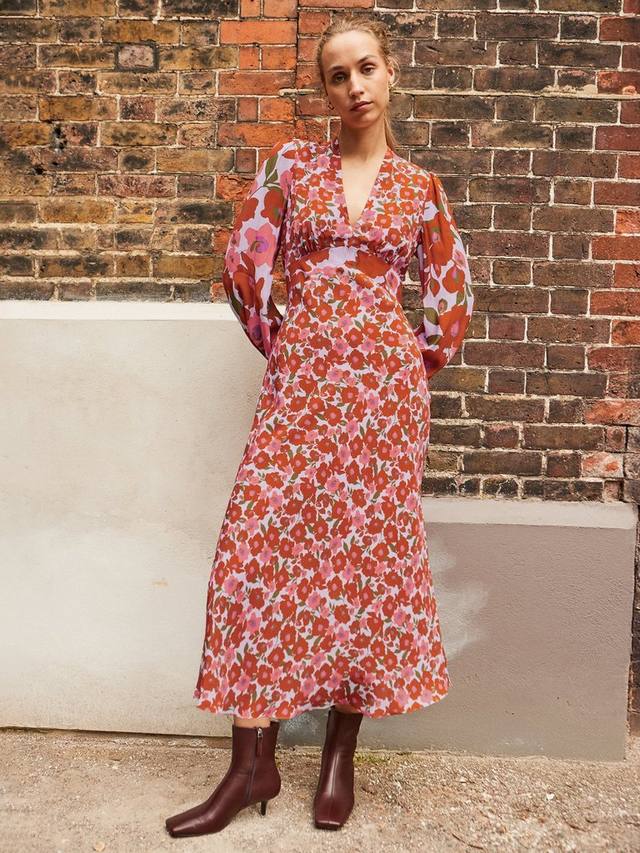 Платье миди с цветочным принтом для миниатюрных Ro&Zo, Purple/Red
Платье миди с цветочным принтом для миниатюрных Ro&Zo, Purple/Red