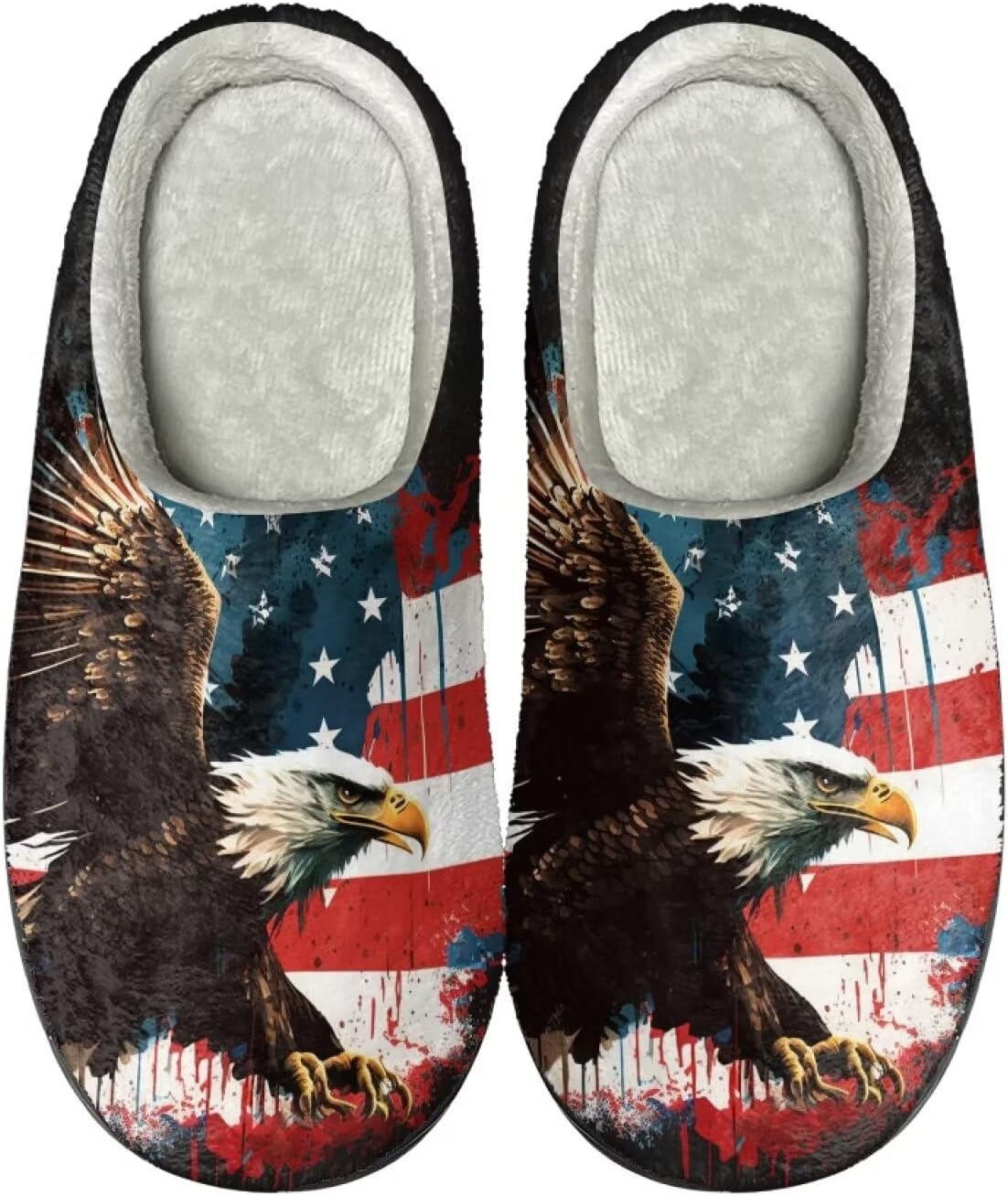 Тапочки HUIACONG TPR для мужчин и женщин, для дома и улицы, пушистые, унисекс, Eagle Tie Dye American Flag
Тапочки HUIACONG TPR для мужчин и женщин, для дома и улицы, пушистые, унисекс, Eagle Tie Dye American Flag