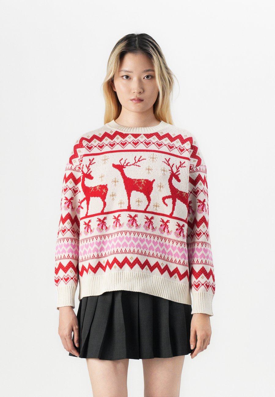 Джемпер ONLY ONLXMAS O NECK , Birch/Gold-Coloured/Salsa/Fuchsia Pink/Beige
Джемпер ONLY ONLXMAS O NECK , Birch/Gold-Coloured/Salsa/Fuchsia Pink/Beige