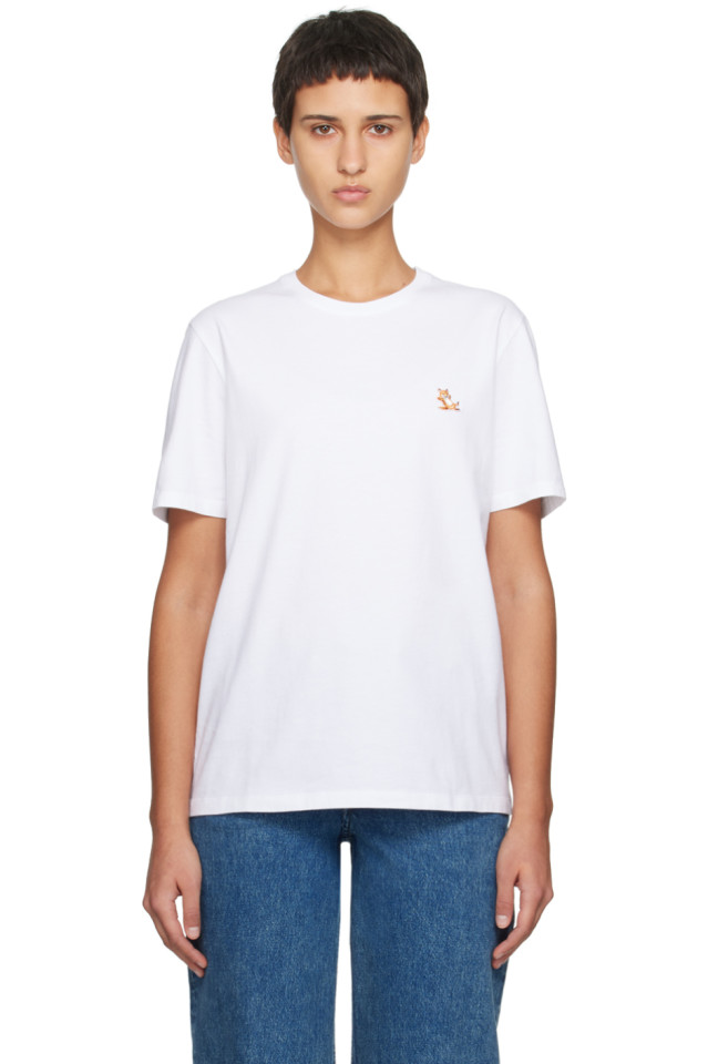 Футболка с вышивкой лисы Chillax Maison Kitsuné, белый
Футболка с вышивкой лисы Chillax Maison Kitsuné, белый