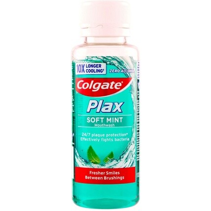 Plax Soft Мятный ополаскиватель для рта 100мл, Colgate
Plax Soft Мятный ополаскиватель для рта 100мл, Colgate