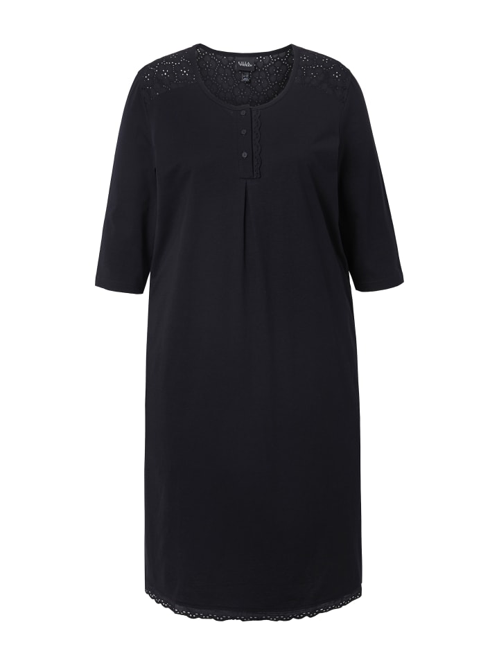 Ночная рубашка Ulla Popken, черный
Ночная рубашка Ulla Popken, черный