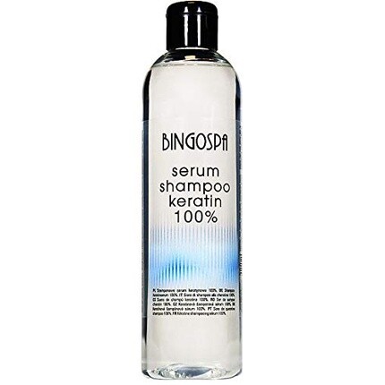 Кератиновый шампунь-сыворотка от ломкости и секущихся кончиков волос 300мл, Bingospa
Кератиновый шампунь-сыворотка от ломкости и секущихся кончиков волос 300мл, Bingospa