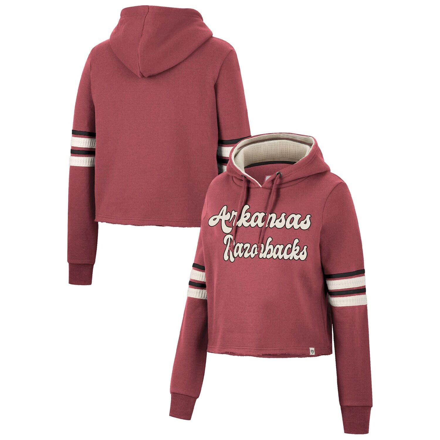 Женский укороченный пуловер с капюшоном в стиле ретро Colosseum Cardinal Arkansas Razorbacks Colosseum
Женский укороченный пуловер с капюшоном в стиле ретро Colosseum Cardinal Arkansas Razorbacks Colosseum