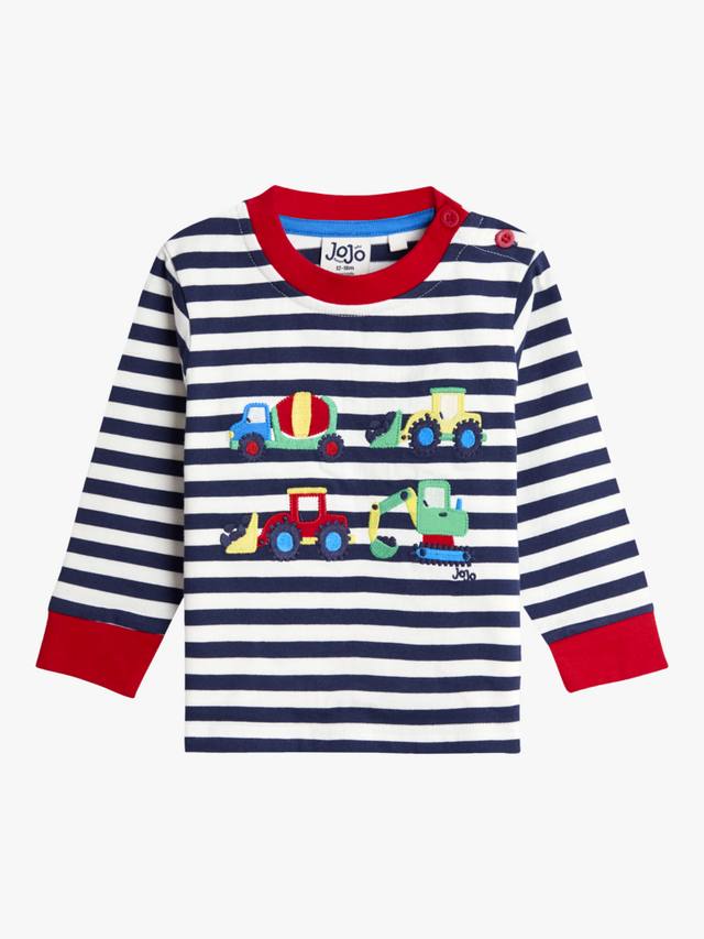 Детский топ с аппликацией в стиле строителя из хлопка JoJo Maman Bébé, Navy/Ecru
Детский топ с аппликацией в стиле строителя из хлопка JoJo Maman Bébé, Navy/Ecru