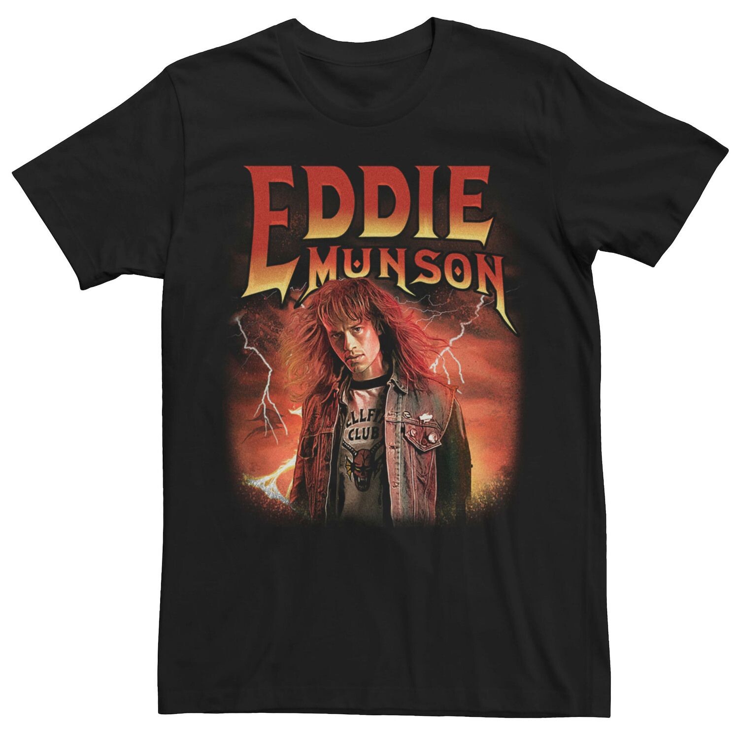 Мужская футболка Netflix Stranger Things Eddie Munson Licensed Character
Мужская футболка Netflix Stranger Things Eddie Munson Licensed Character