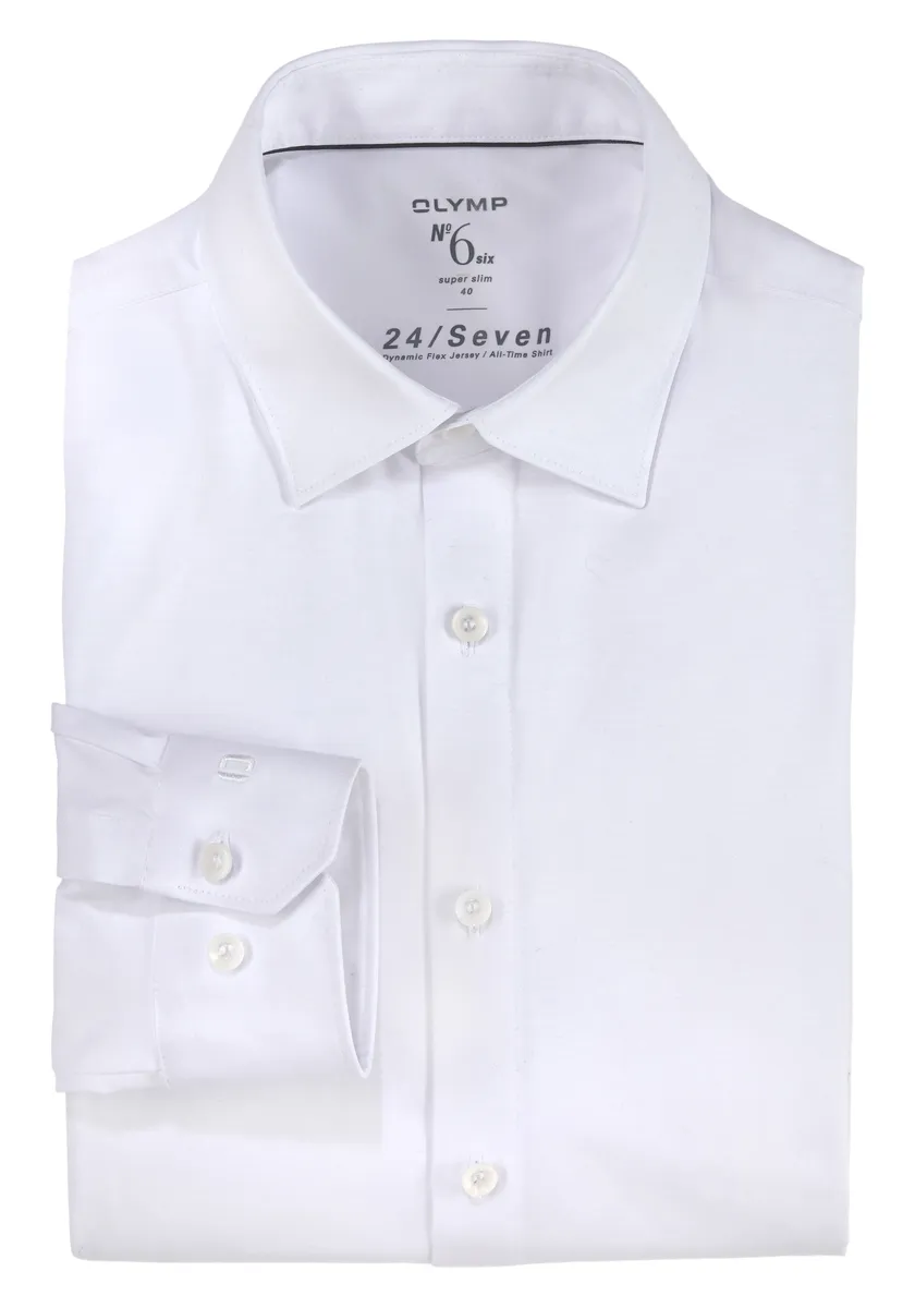 Деловая рубашка OLYMP "№. Six 24/Seven super slim", из удобного трикотажа, белый
Деловая рубашка OLYMP "№. Six 24/Seven super slim", из удобного трикотажа, белый